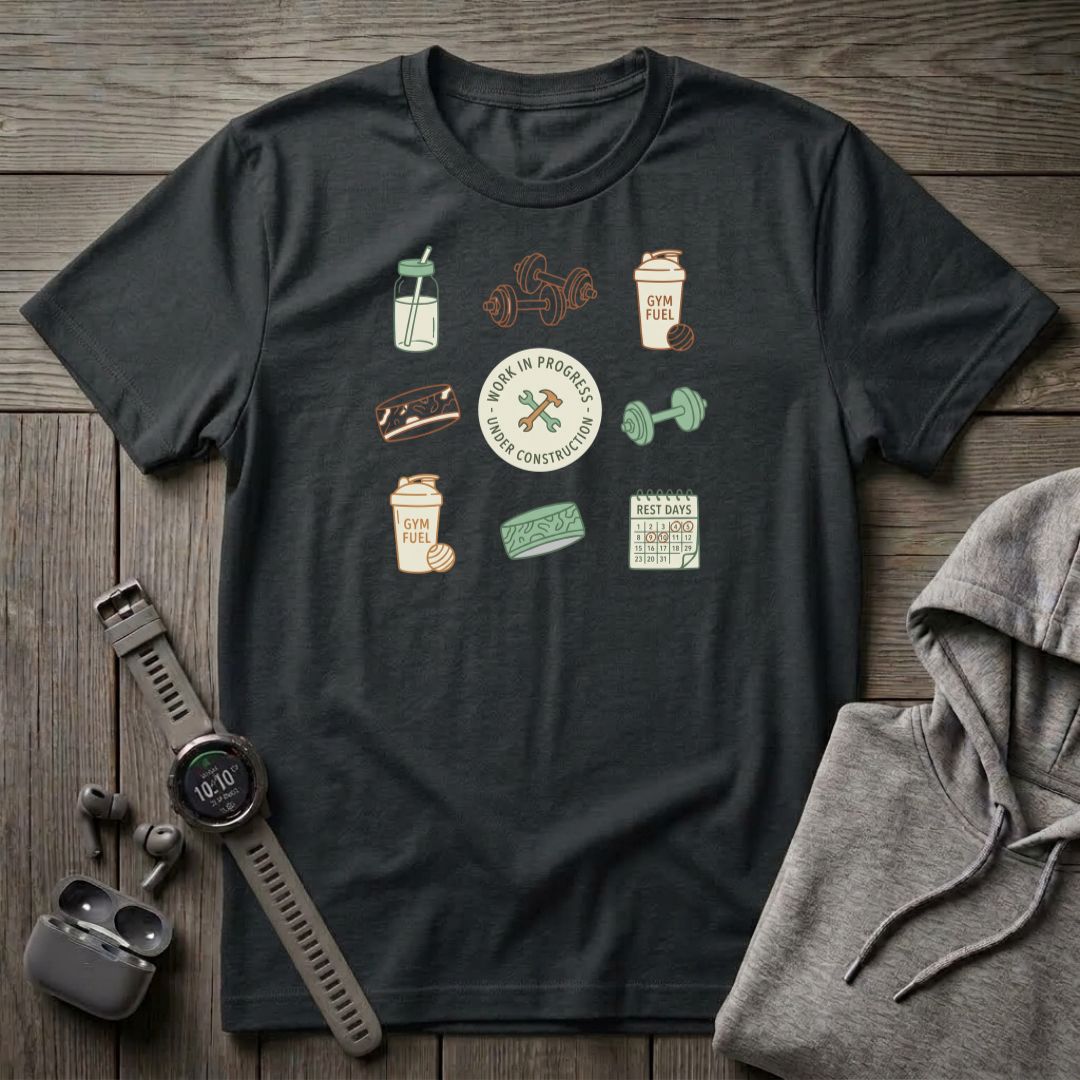 Work in Progress Grid T-Shirt