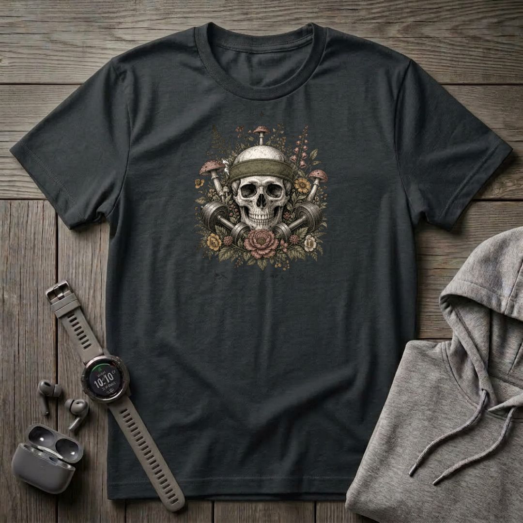Skull and Mushroms T-Shirt