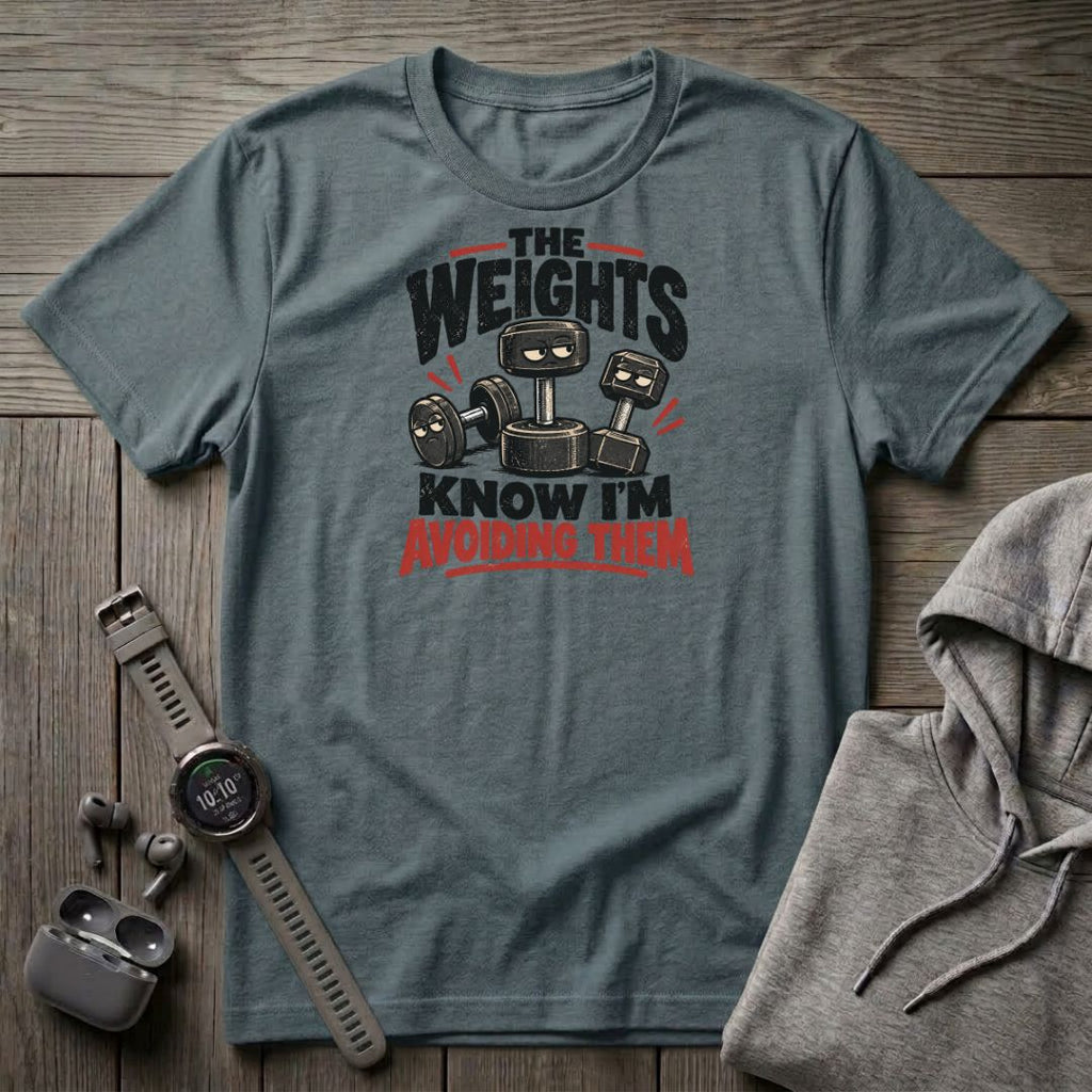 Avoiding Weights T-Shirt
