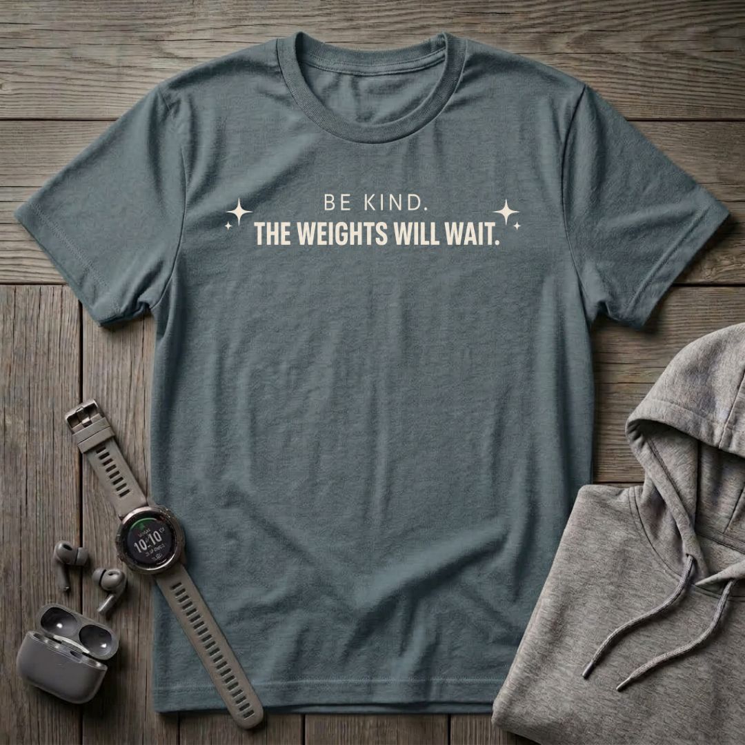 Be Kind the Weights Will Wait T-Shirt
