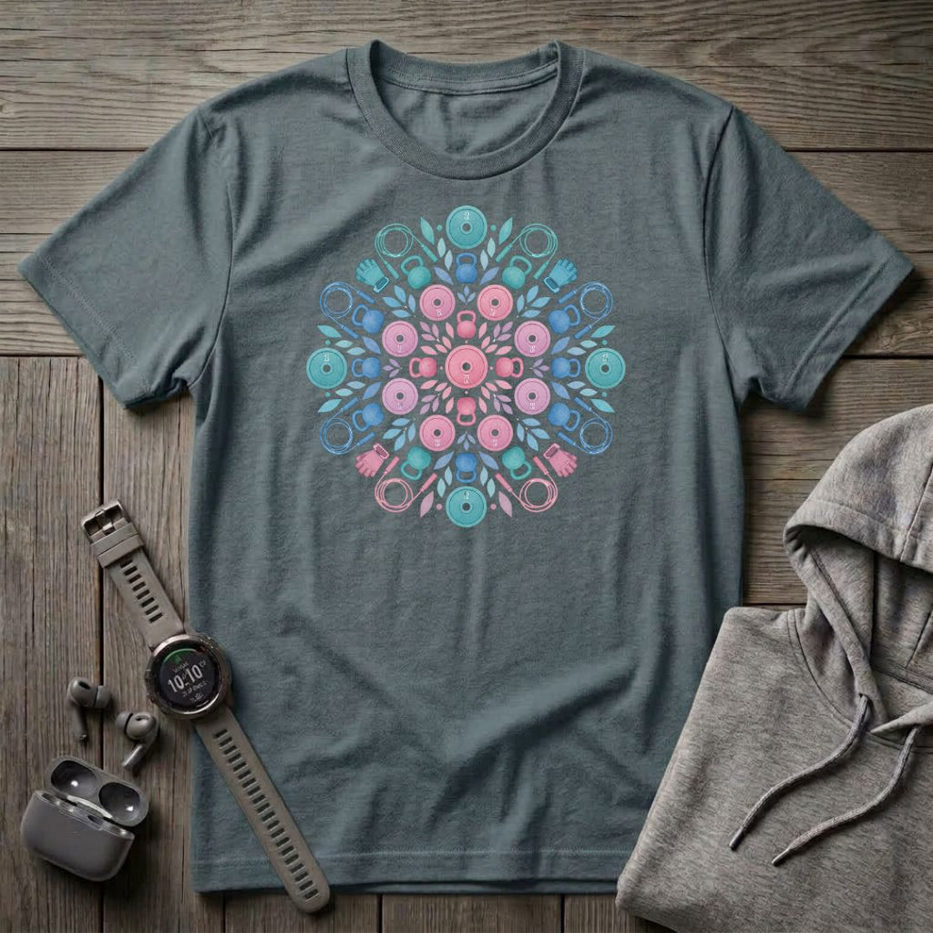 Gym Equipment Art T-Shirt