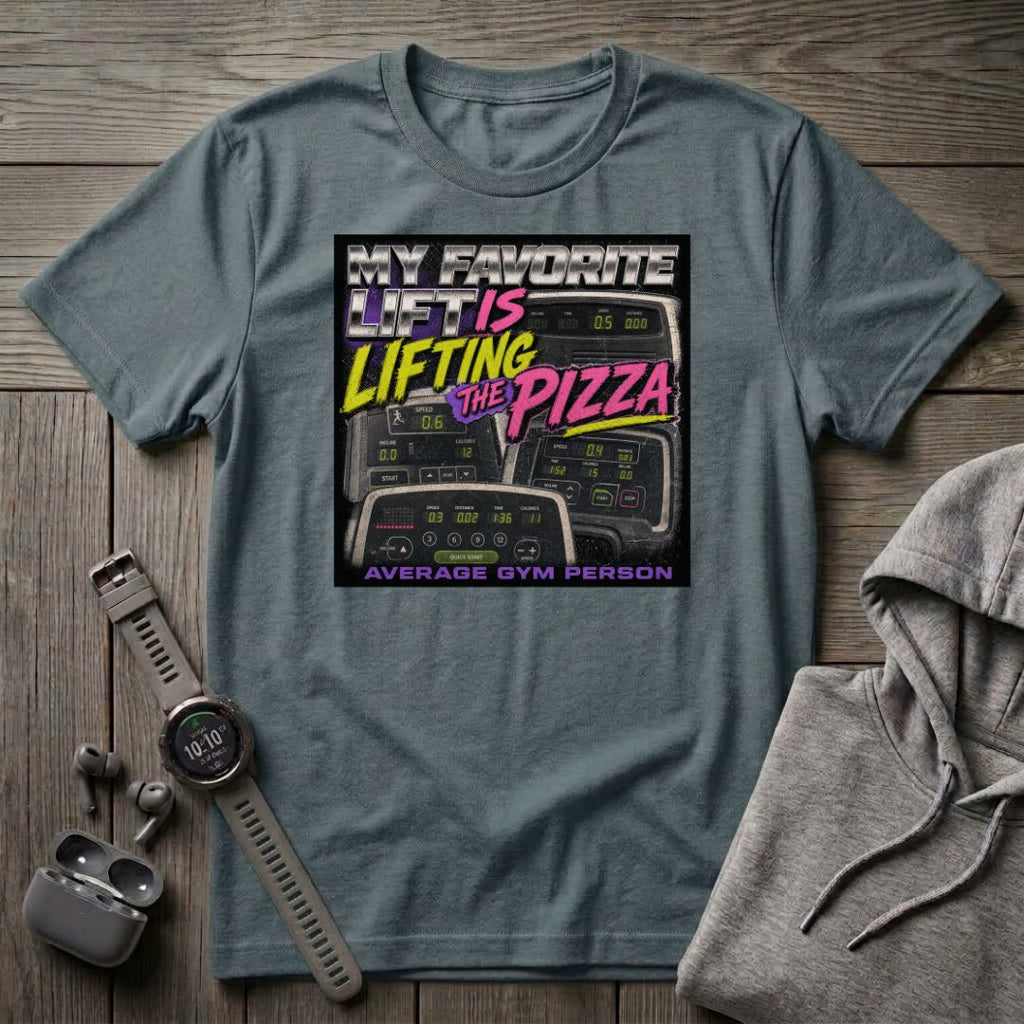 Lifting the Pizza T-Shirt