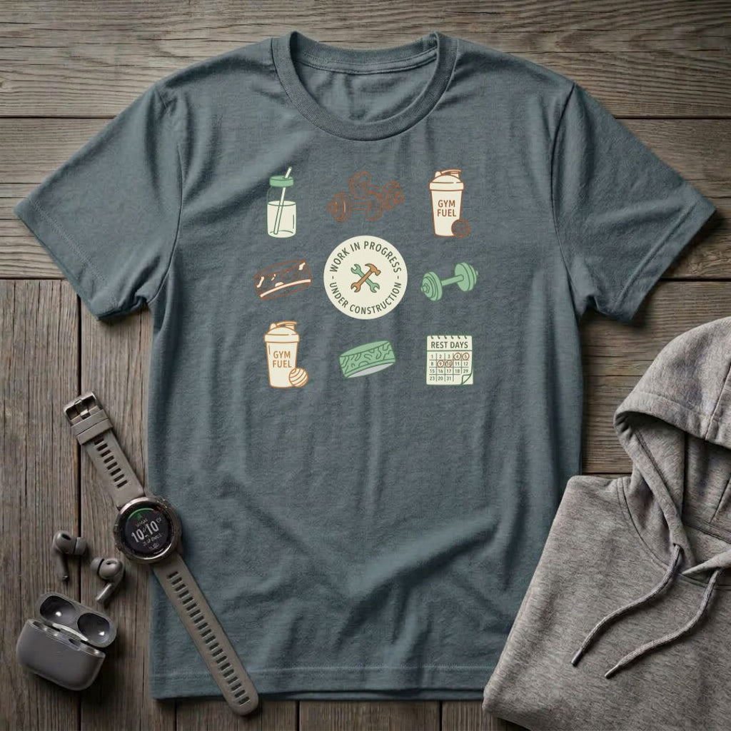 Work in Progress Grid T-Shirt