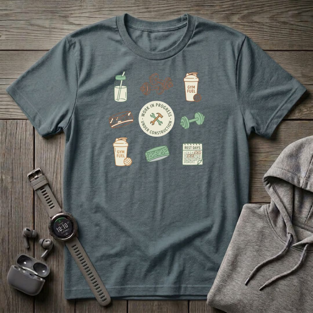 Work in Progress Grid T-Shirt