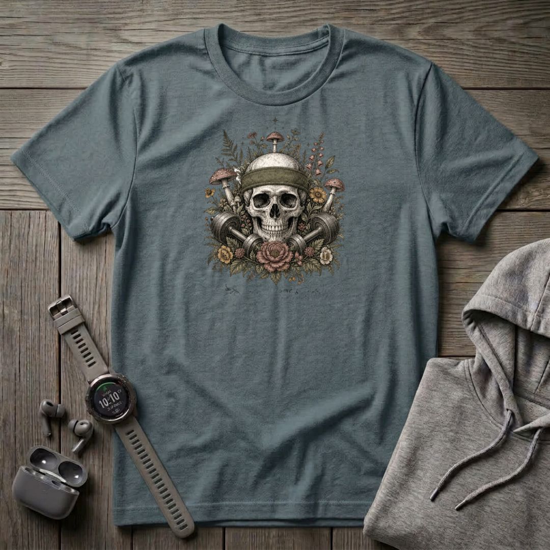 Skull and Mushroms T-Shirt