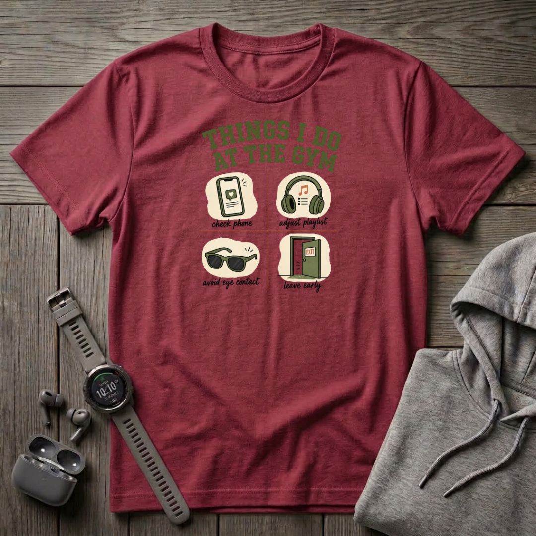 Things I Do at the Gym T-Shirt