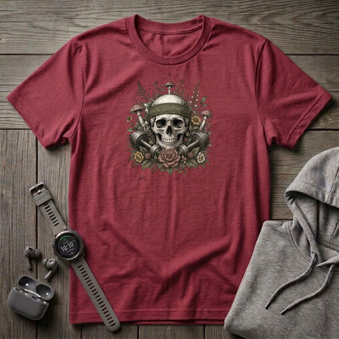 Skull and Mushroms T-Shirt