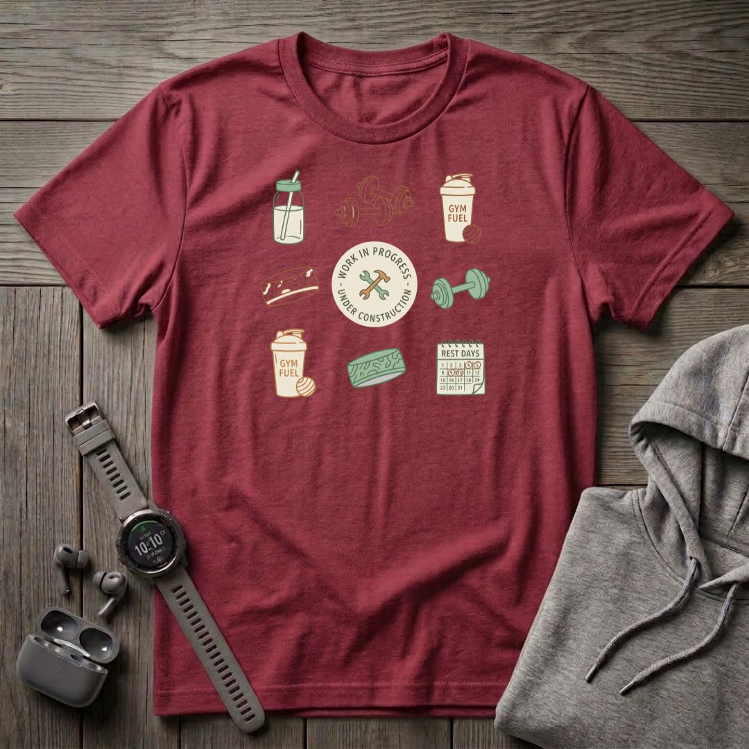 Work in Progress Grid T-Shirt