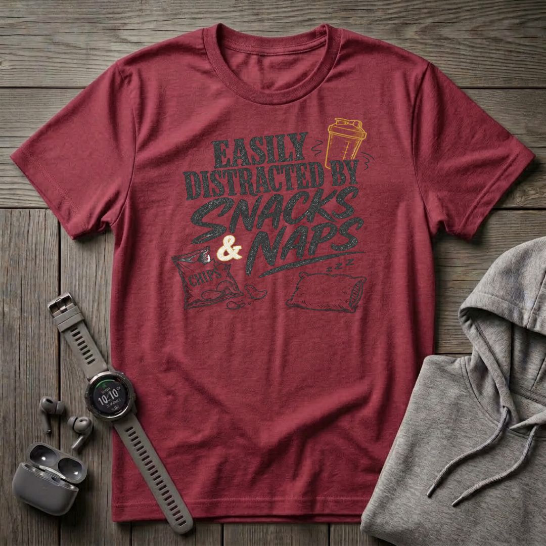 Easily Distracted by Snacks T-Shirt