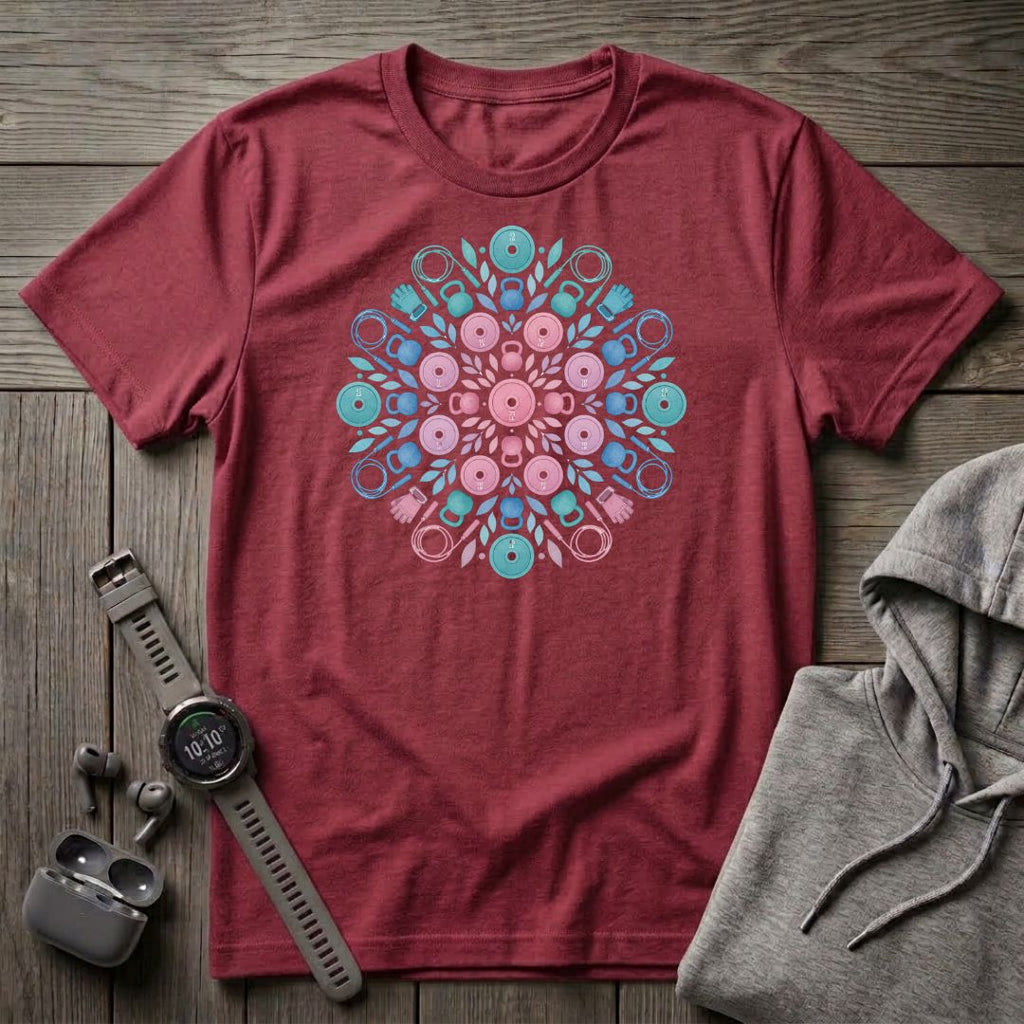 Gym Equipment Art T-Shirt