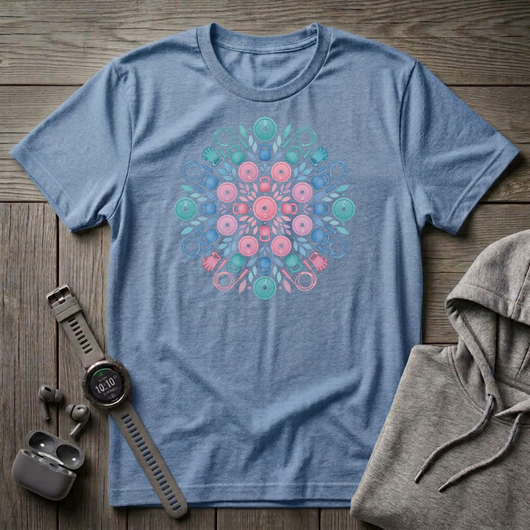 Gym Equipment Art T-Shirt