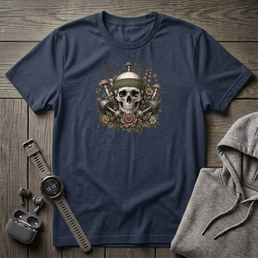Skull and Mushroms T-Shirt