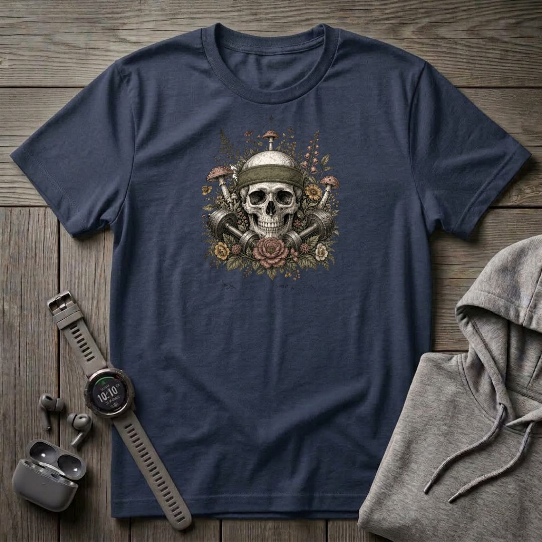 Skull and Mushroms T-Shirt