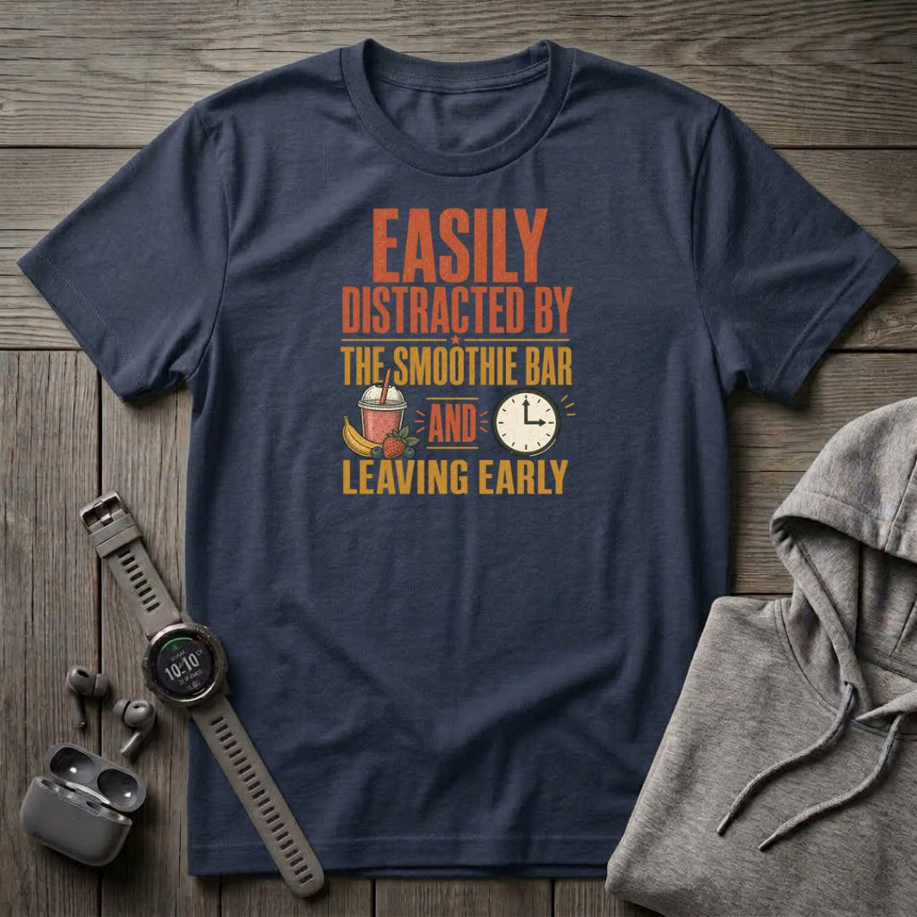 Easily Distracted by The Smoothie Bar T-Shirt