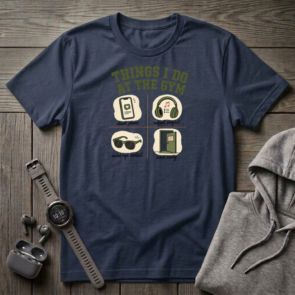 Things I Do at the Gym T-Shirt