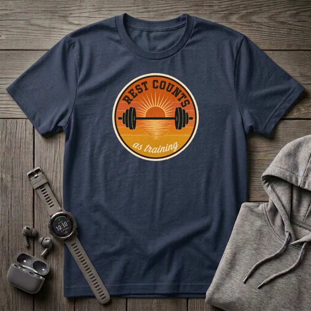 rest Counts as Training T-Shirt