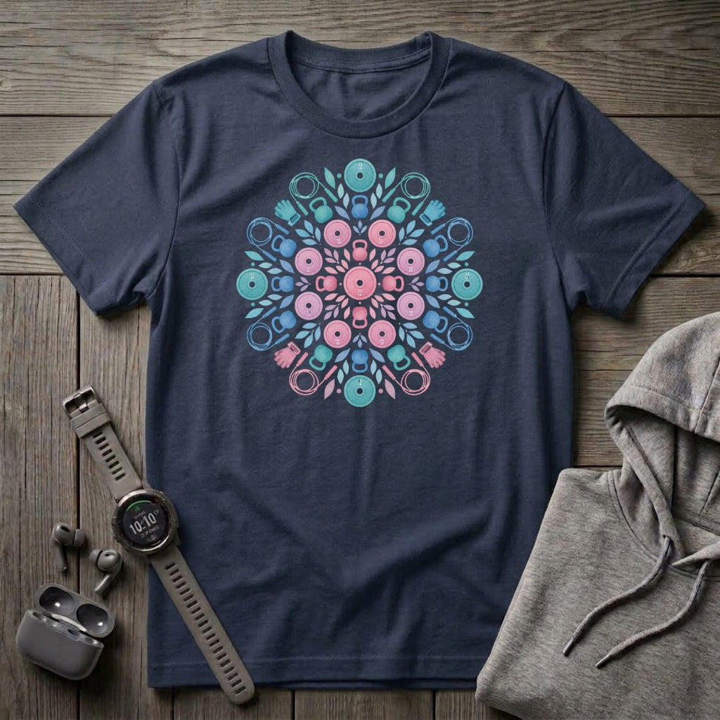 Gym Equipment Art T-Shirt