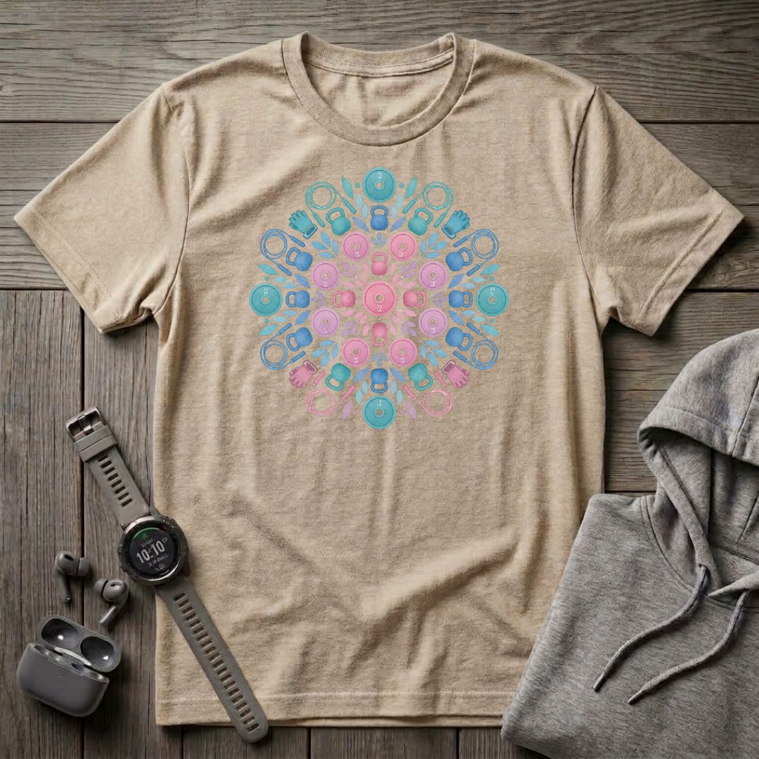 Gym Equipment Art T-Shirt