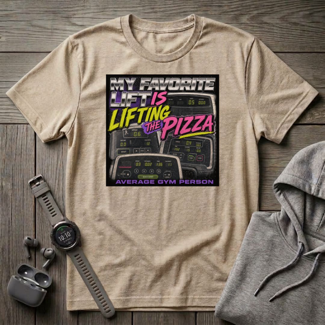 Lifting the Pizza T-Shirt