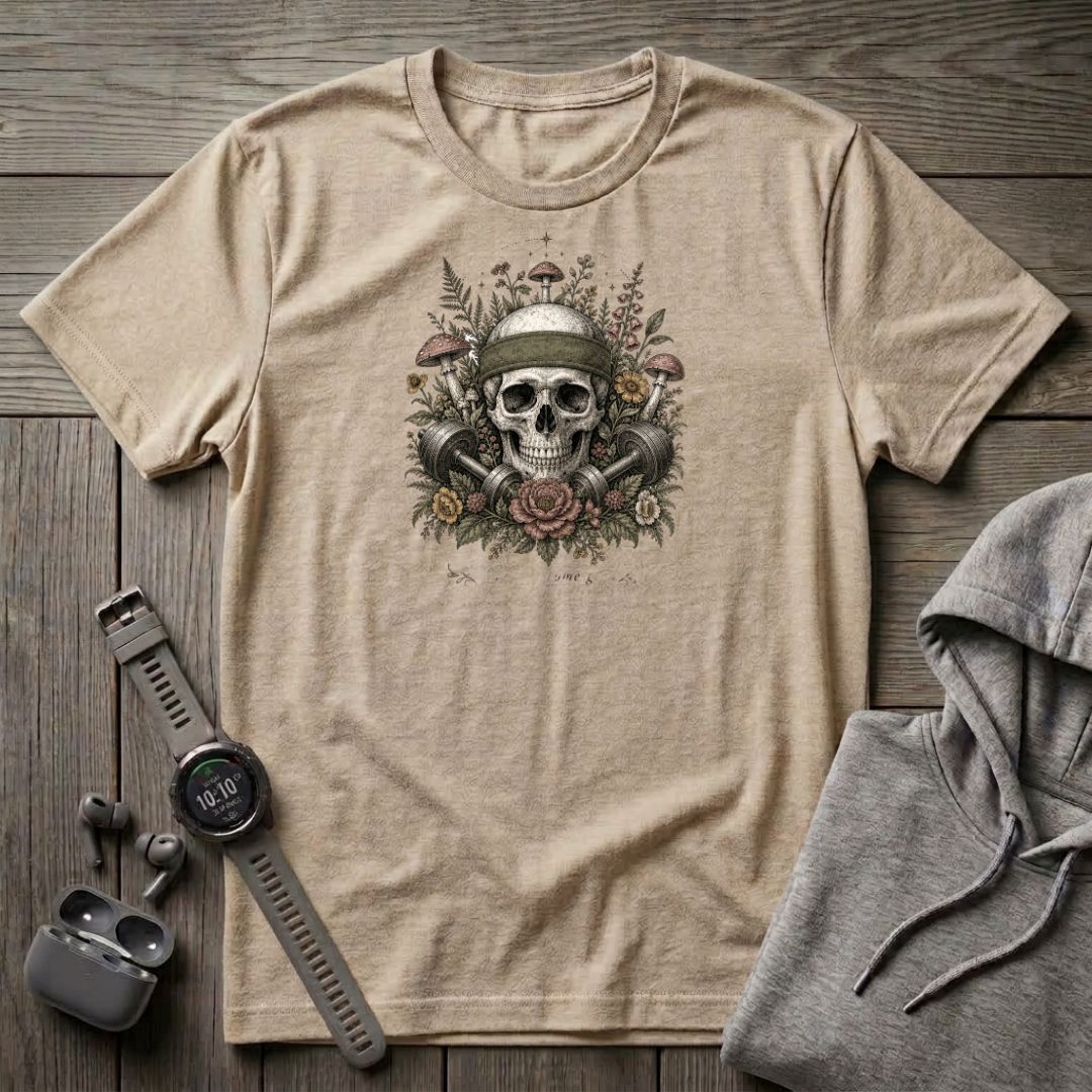 Skull and Mushroms T-Shirt