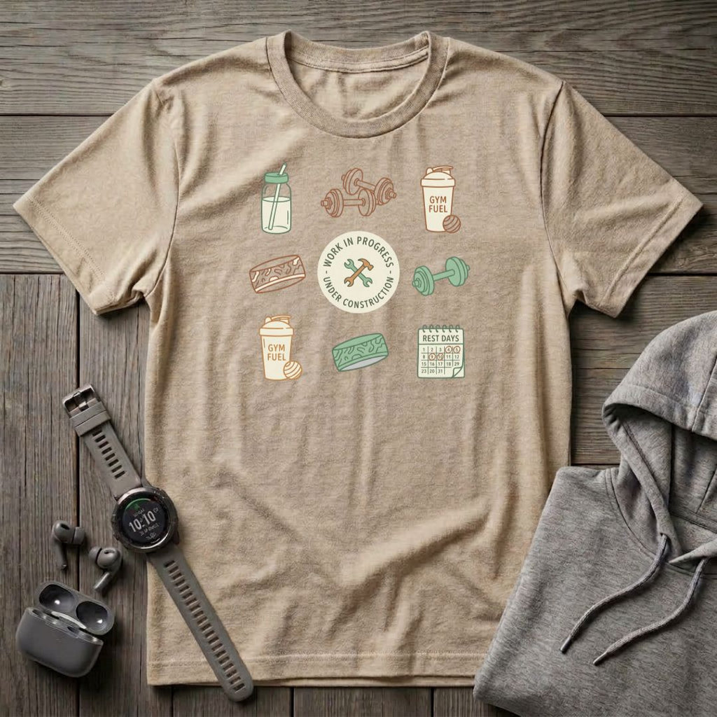 Work in Progress Grid T-Shirt