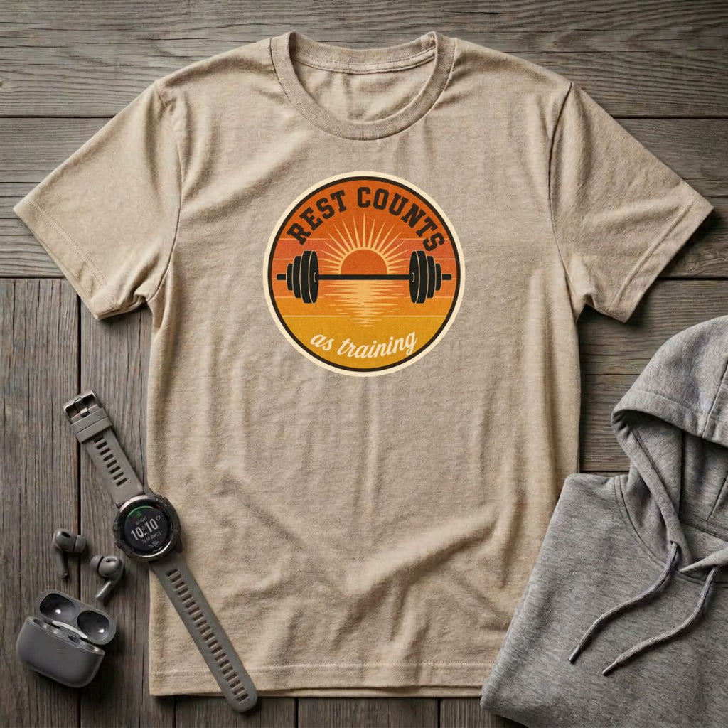 rest Counts as Training T-Shirt