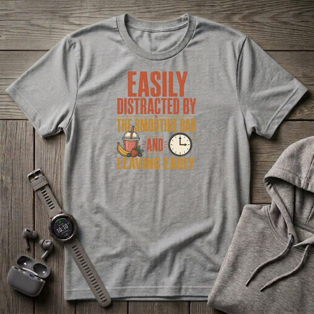 Easily Distracted by The Smoothie Bar T-Shirt