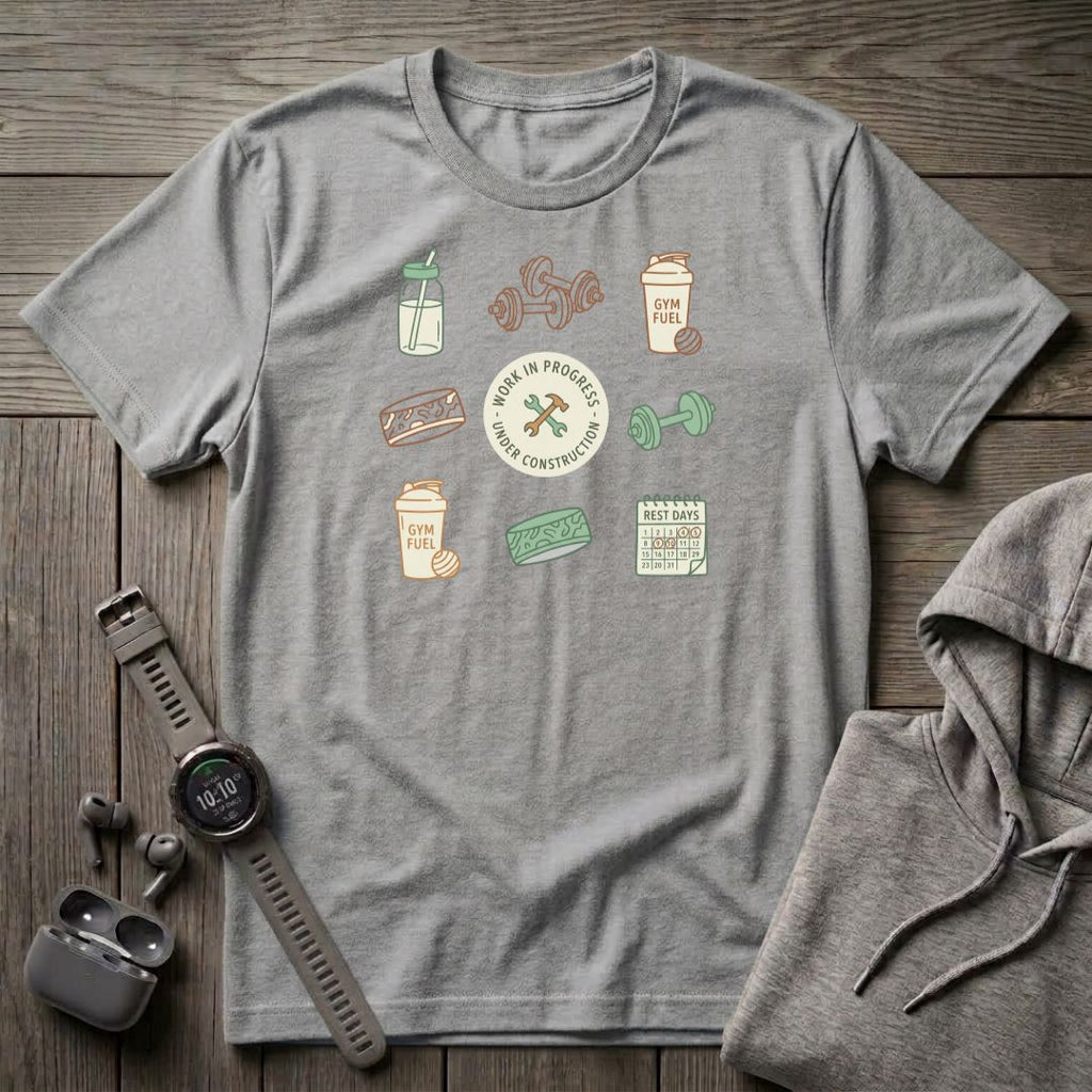Work in Progress Grid T-Shirt