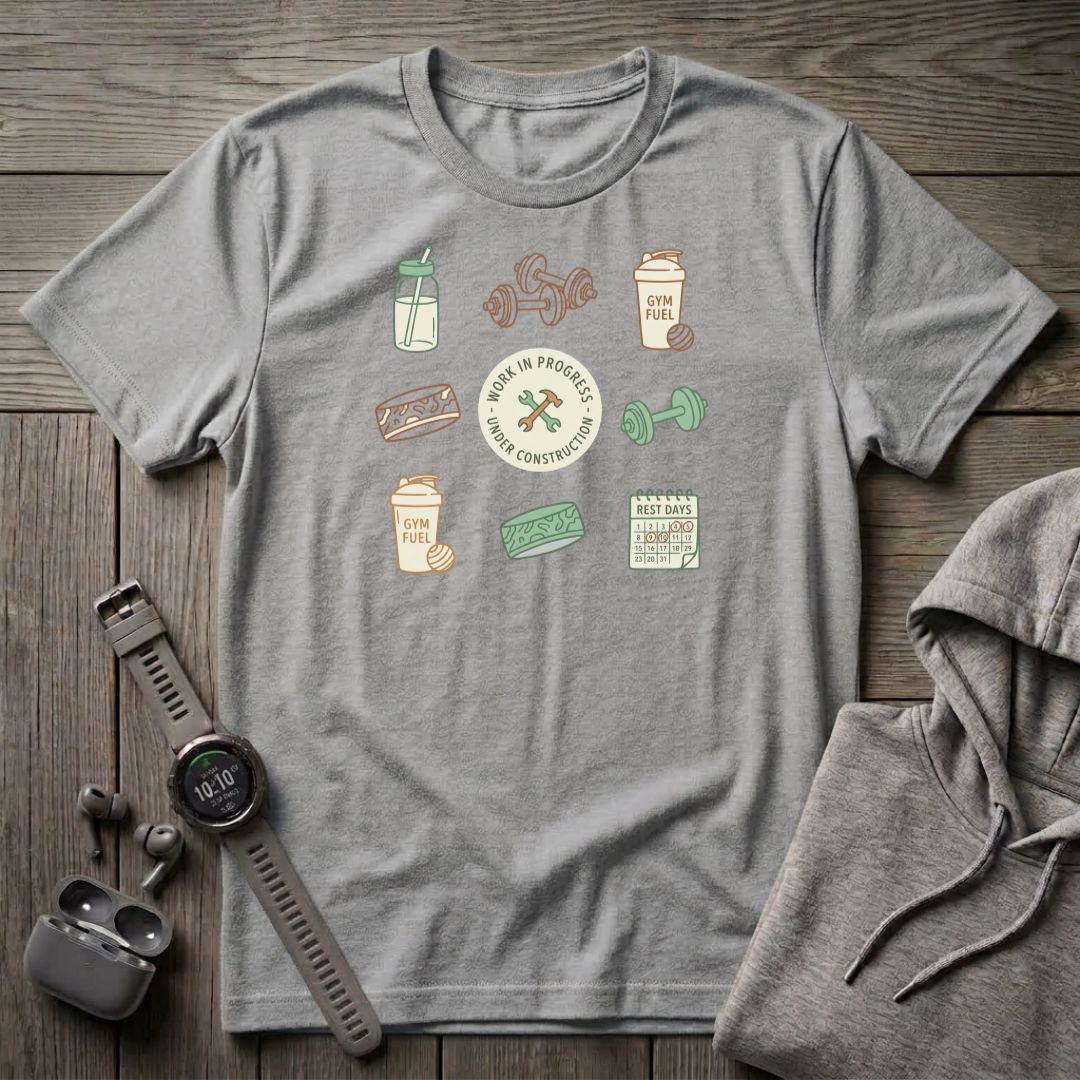 Work in Progress Grid T-Shirt