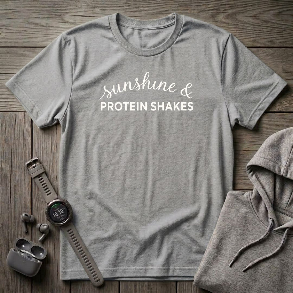 Sunshine & Protein Shakes T-Shirt