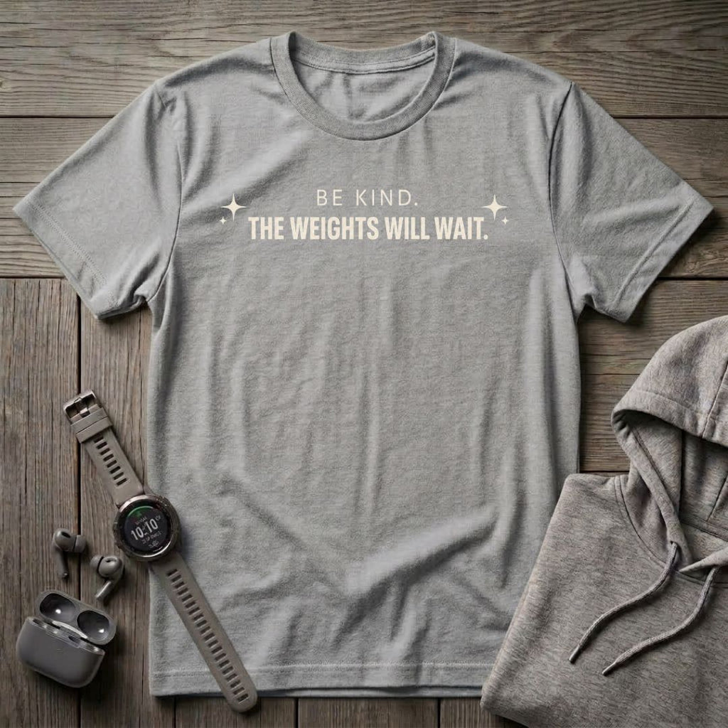 Be Kind the Weights Will Wait T-Shirt