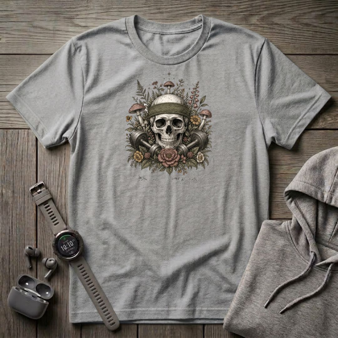 Skull and Mushroms T-Shirt