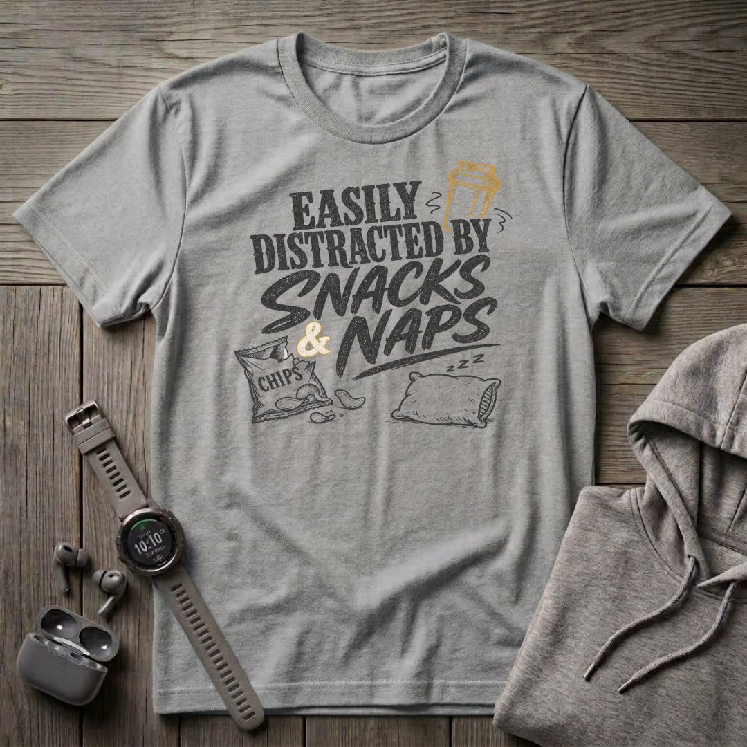 Easily Distracted by Snacks T-Shirt
