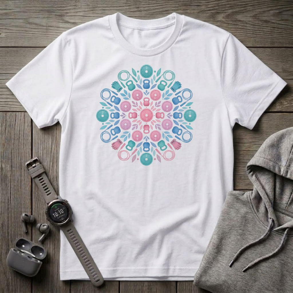Gym Equipment Art T-Shirt