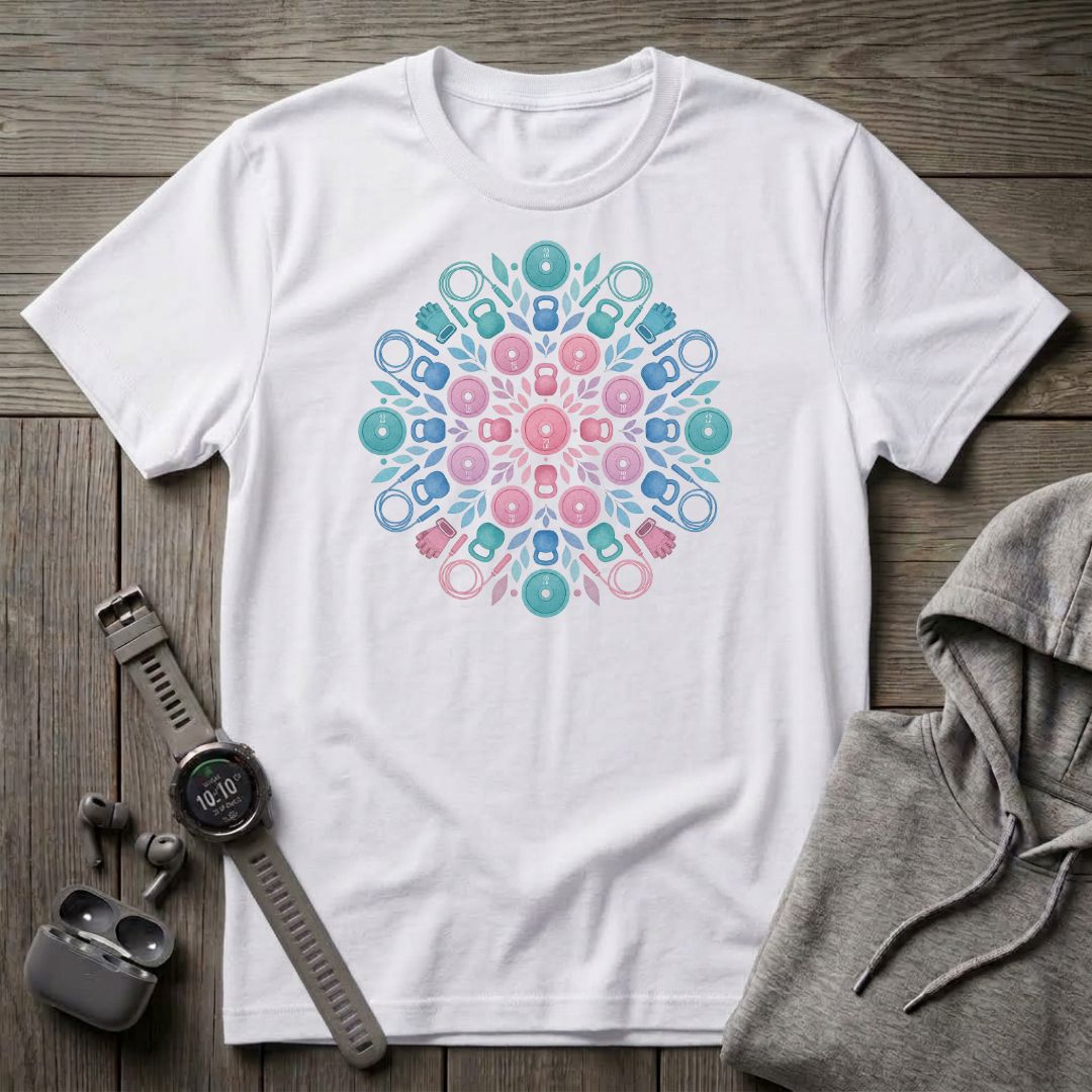 Gym Equipment Art T-Shirt
