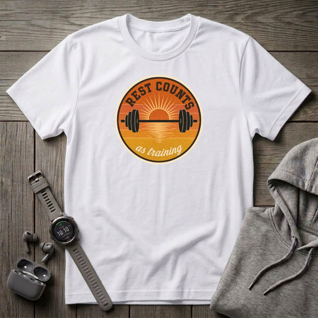 rest Counts as Training T-Shirt