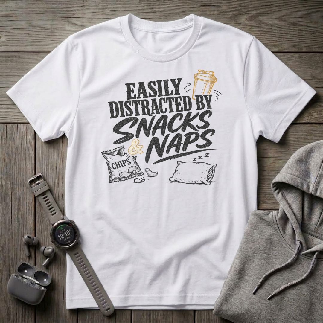 Easily Distracted by Snacks T-Shirt
