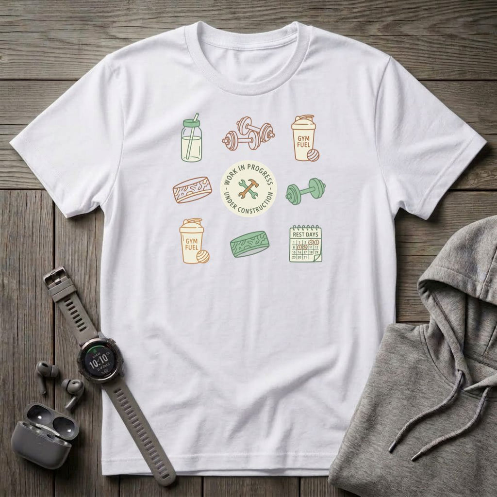 Work in Progress Grid T-Shirt