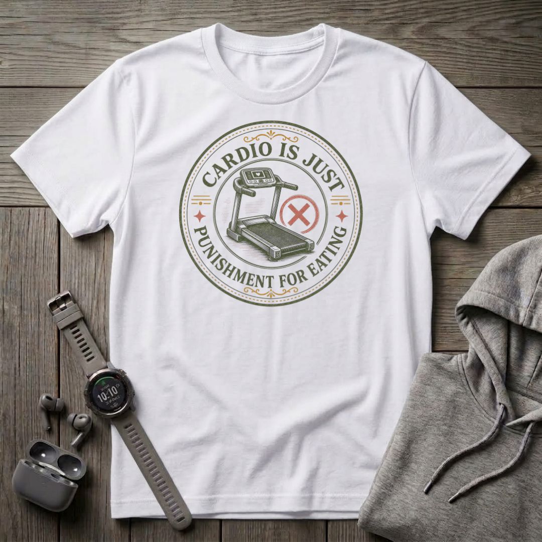 Cardio is Just Punishment for Eating T-Shirt